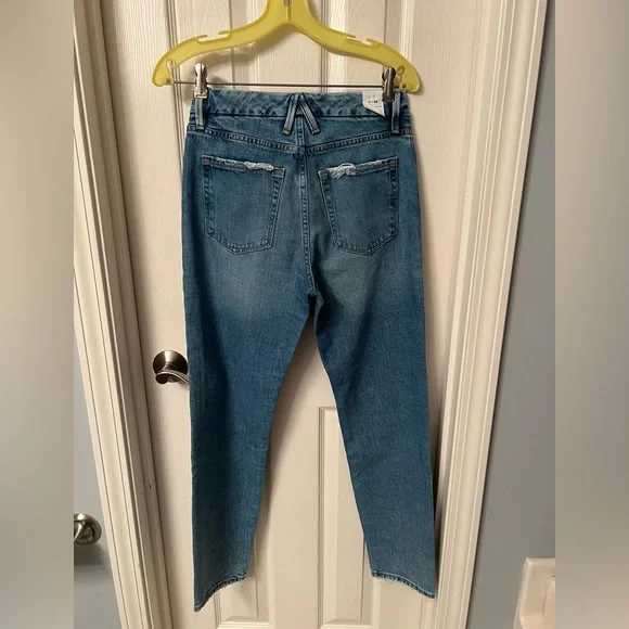 NWT Good American jeans, straight leg, size 25 - Picture 6 of 8